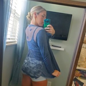 Lightweight blue cardigan